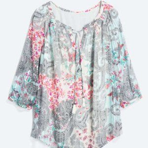 DANIEL RAINN Wilcox Tie Neck Blouse